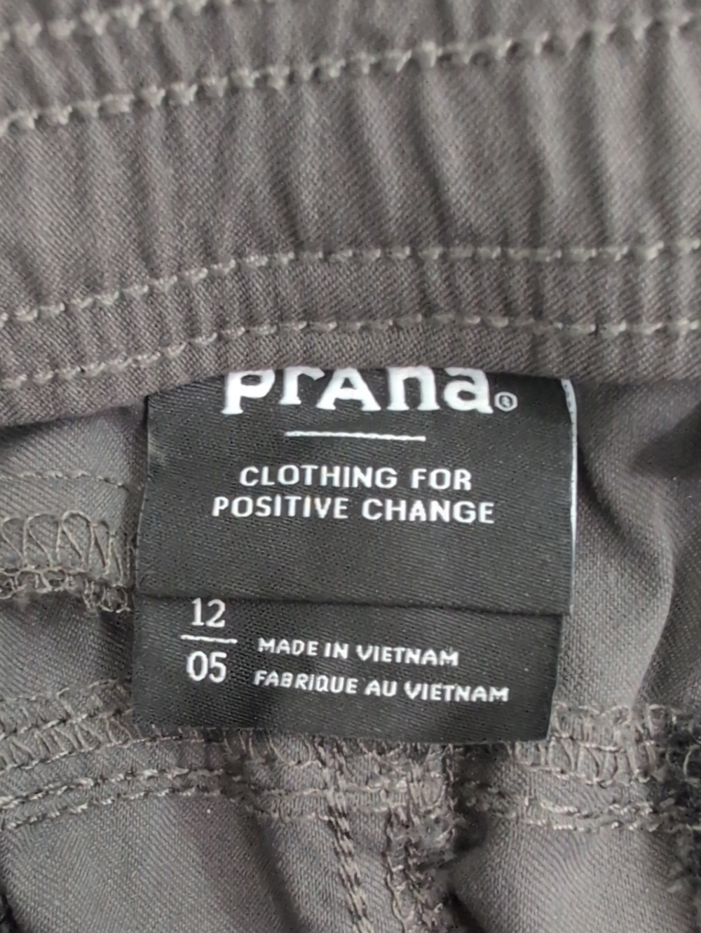 Prana Shorts, Elastic Waist, Pockets, 5 In Inseam Women's Size 12 - Picture 14 of 15